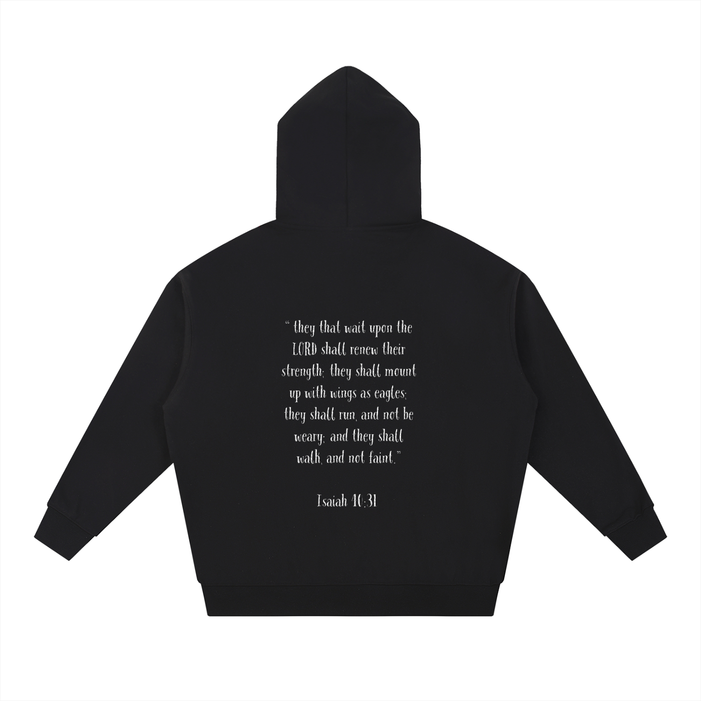 Isaiah 40:31 Scripture Essential Heavyweight Hoodie