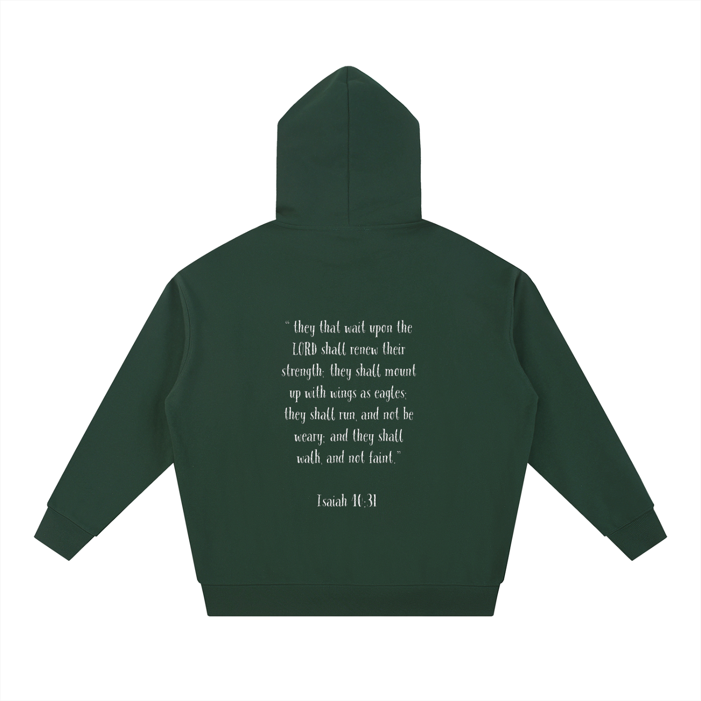 Isaiah 40:31 Scripture Essential Heavyweight Hoodie